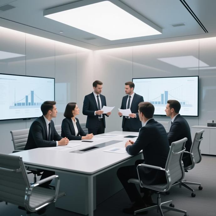 Modern Office Meeting